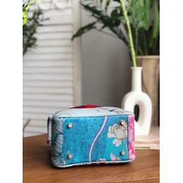 Replica Hermes White Multicolor Print Lindy 26 Bag