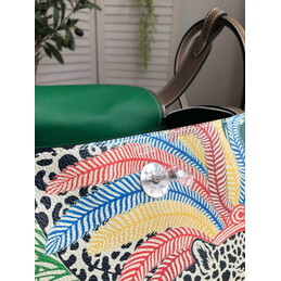 Replica Hermes Green Multicolor Print Lindy 26 Bag