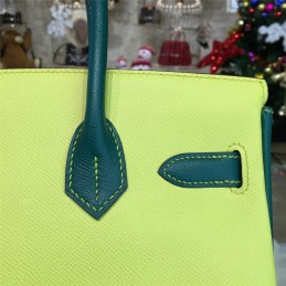 Replica Hermes Pink Colorblock Birkin 35 Bag