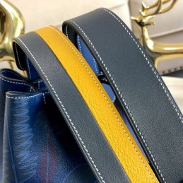 Replica Hermes Navy Blue Multicolor Print Licol 17 Bag