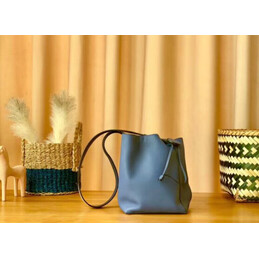 Replica Hermes Blue Yellow Strap Print Licol 17 Bag