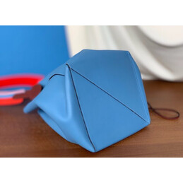 Replica Hermes Light Blue Red Strap Licol 17 Bag