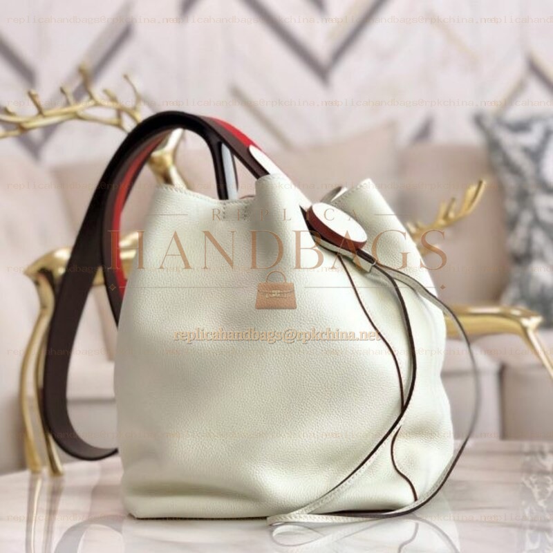 Replica Hermes White Licol 17 Bag
