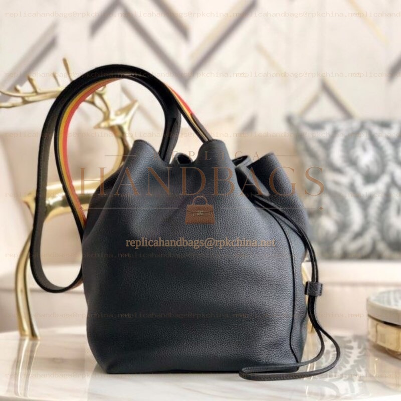 Replica Hermes Black Licol 17 Bag