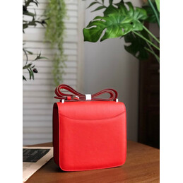 Replica Hermes Red 2002 20 Palladium Hardware Bag