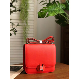Replica Hermes Red 2002 20 Palladium Hardware Bag