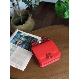 Replica Hermes Red 2002 20 Palladium Hardware Bag