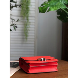 Replica Hermes Red 2002 20 Palladium Hardware Bag