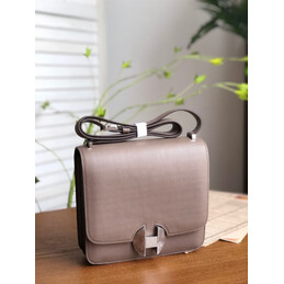 Replica Hermes Taupe 2002 20 Palladium Hardware Bag