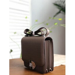 Replica Hermes Taupe 2002 20 Palladium Hardware Bag