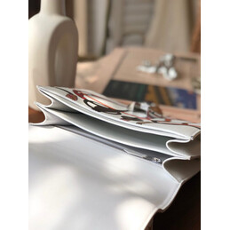 Replica Hermes White Multicolor Print 2002 20 Bag