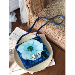 Replica Hermes Blue White Print 2002 20 Bag