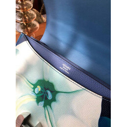 Replica Hermes Blue White Print 2002 20 Bag