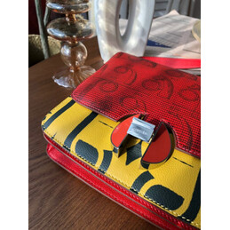 Replica Hermes Red Yellow Print 2002 20 Bag