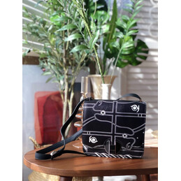 Replica Hermes Black White Print 2002 20 Bag