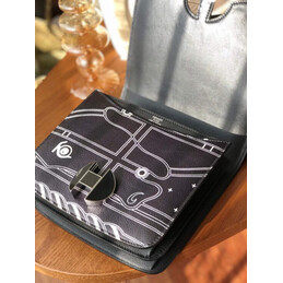 Replica Hermes Black White Print 2002 20 Bag