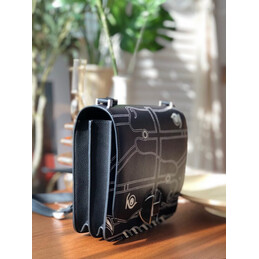 Replica Hermes Black White Print 2002 20 Bag