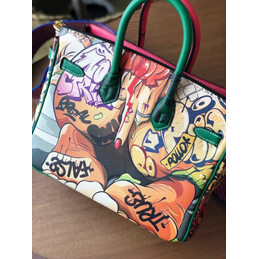 Replica Hermes Multicolor Print Birkin 25 Bag
