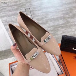 Replica Hermes Beige Buckle Loafer