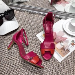 Replica Hermes Fuchsia H Heel Sandal