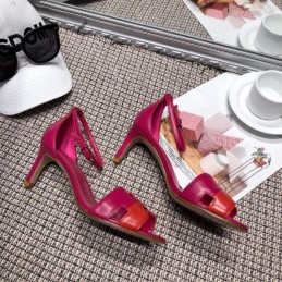 Replica Hermes Fuchsia H Heel Sandal