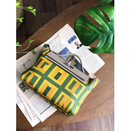 Replica Hermes Yellow Green Print Kelly 2424 29 Bag