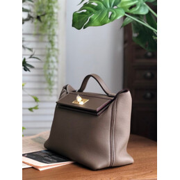 Replica Hermes Taupe Kelly 2424 29 Gold Hardware Bag