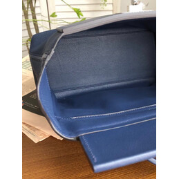 Replica Hermes Navy Blue Kelly 2424 29 Palladium Hardware Bag