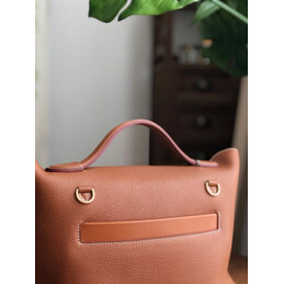 Replica Hermes Brown Kelly 2424 29 Gold Hardware Bag
