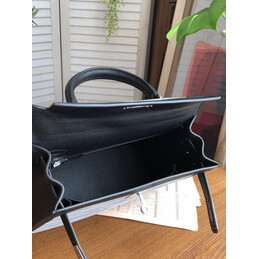 Replica Hermes Black Multicolor Print Kelly 28 Bag
