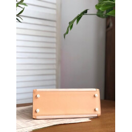 Replica Hermes Beige Kelly 25 Palladium Hardware Bag