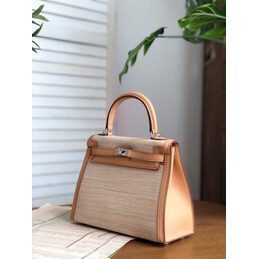 Replica Hermes Beige Kelly 25 Palladium Hardware Bag