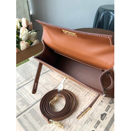 Replica Hermes Beige Kelly Mini 20 Gold Hardware Bag
